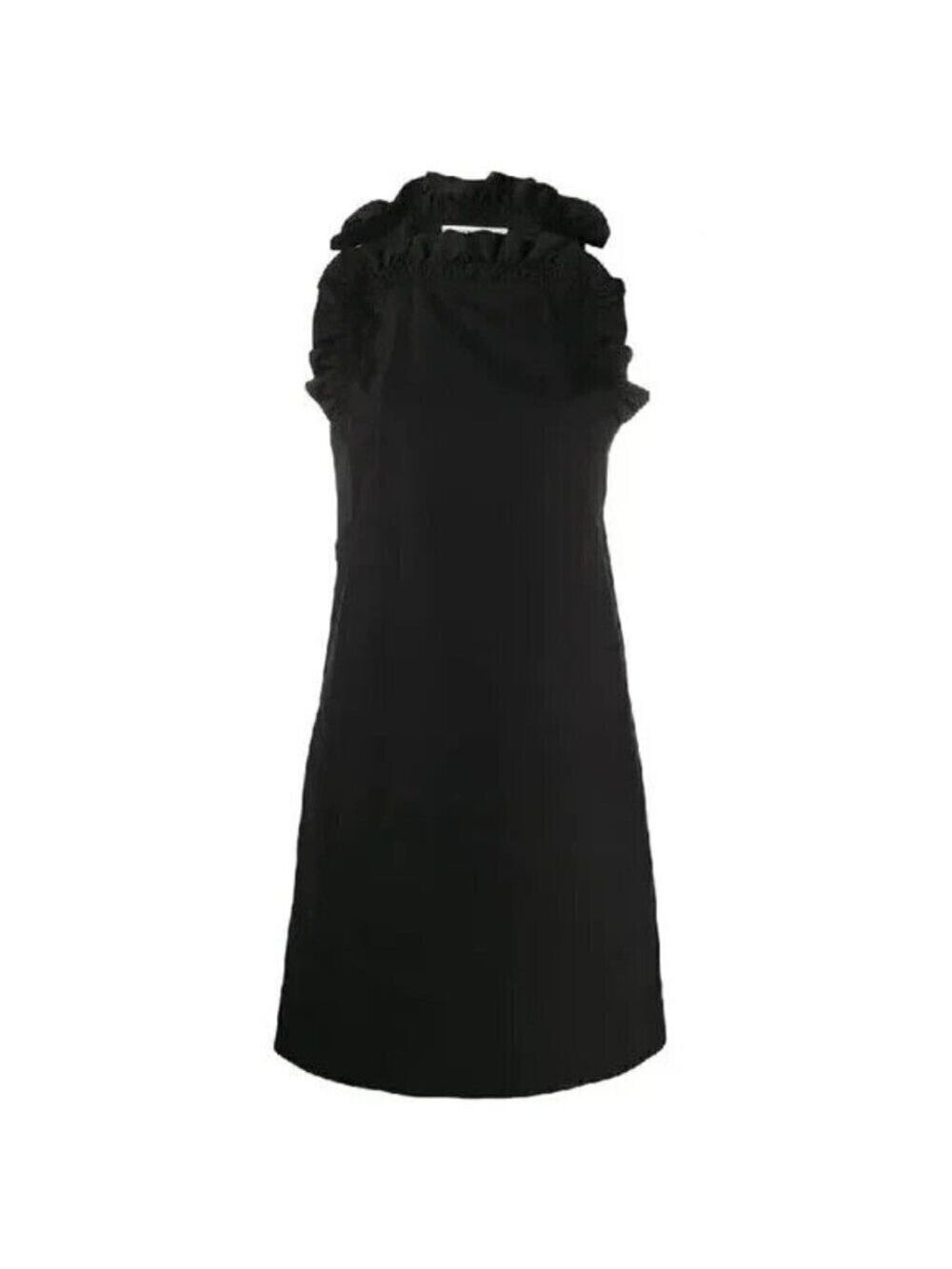 Givenchy NEW womens short black ruffle dress BNWT size 36